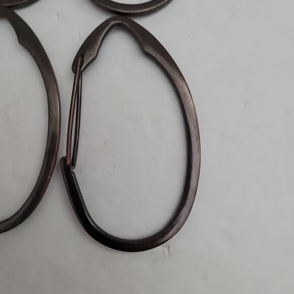 Stylish Metal Shower Curtain Hooks - Set of 12 - Picture 2 of 8